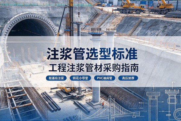 大宁注浆管选型标准