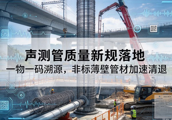 大宁声测管质量新规落地，一物一码溯源，非标薄壁管材加速清退